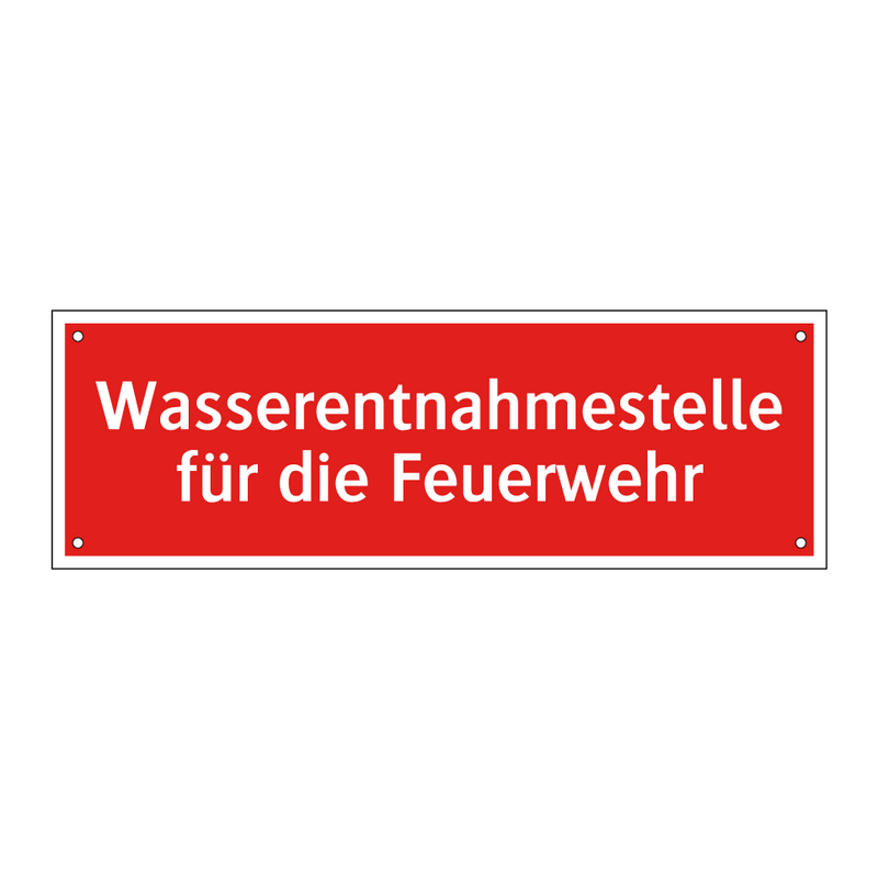 Wasserentnahmestelle für die Feuerwehr