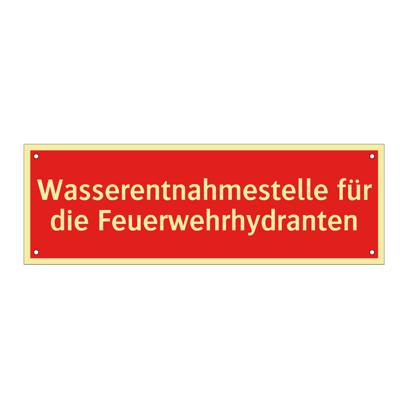 Wasserentnahmestelle für die Feuerwehrhydranten