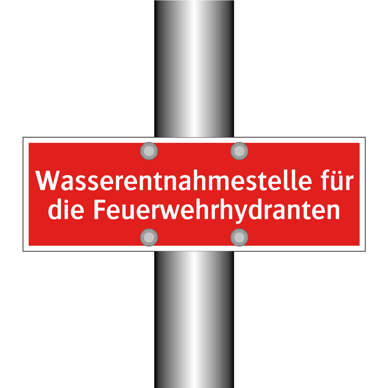 Wasserentnahmestelle für die Feuerwehrhydranten