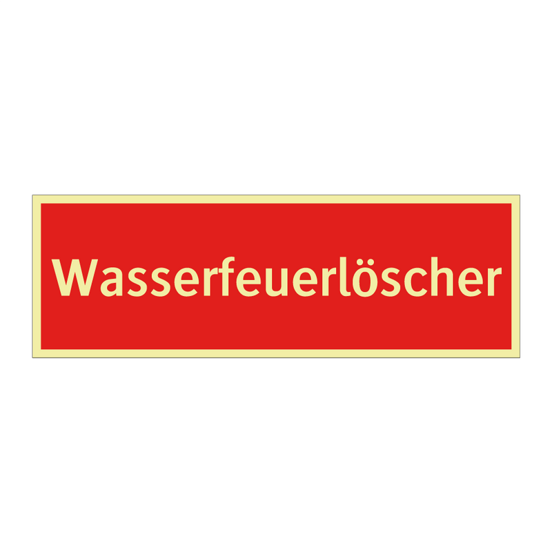 Wasserfeuerlöscher