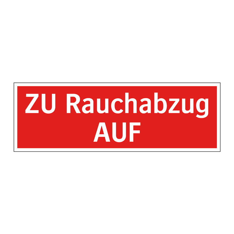 ZU Rauchabzug AUF