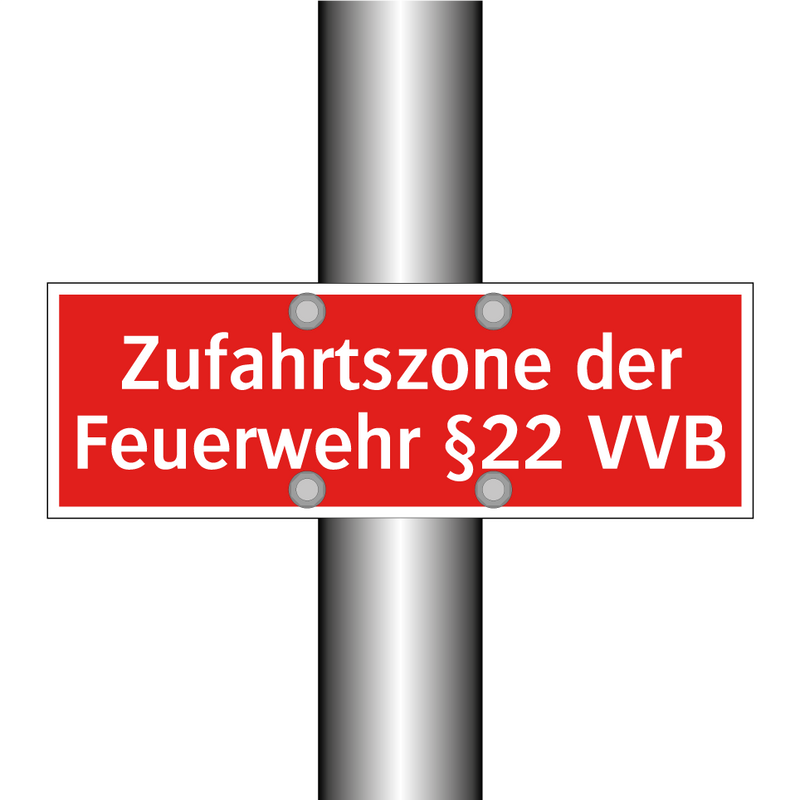 Zufahrtszone der Feuerwehr §22 VVB