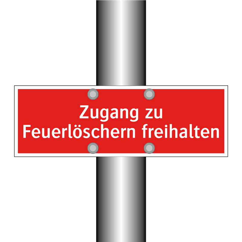 Zugang zu Feuerlöschern freihalten