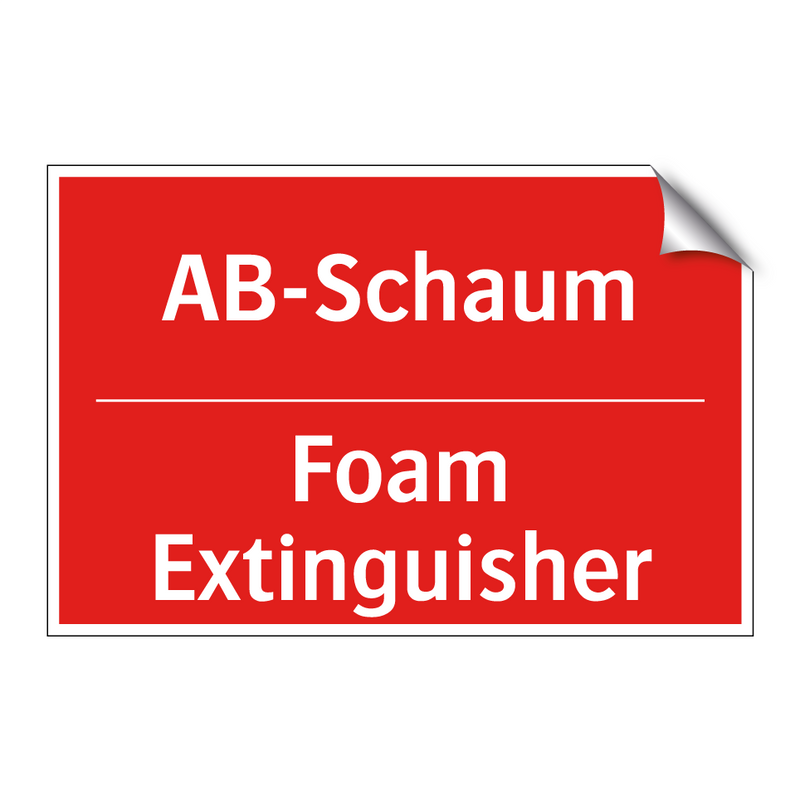 AB-Schaum - Foam Extinguisher