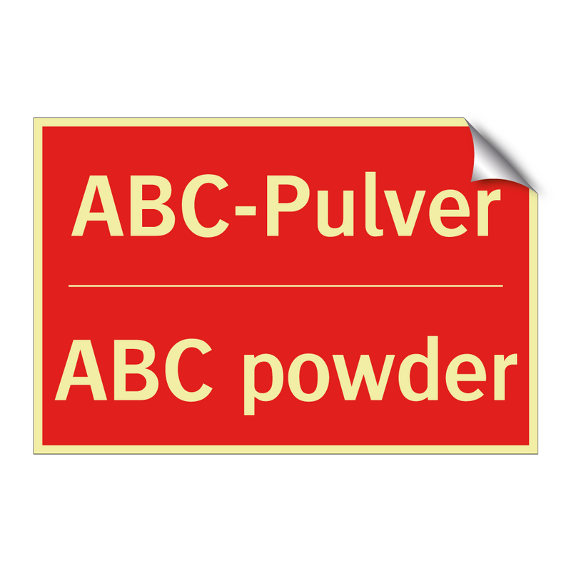 ABC-Pulver - ABC powder