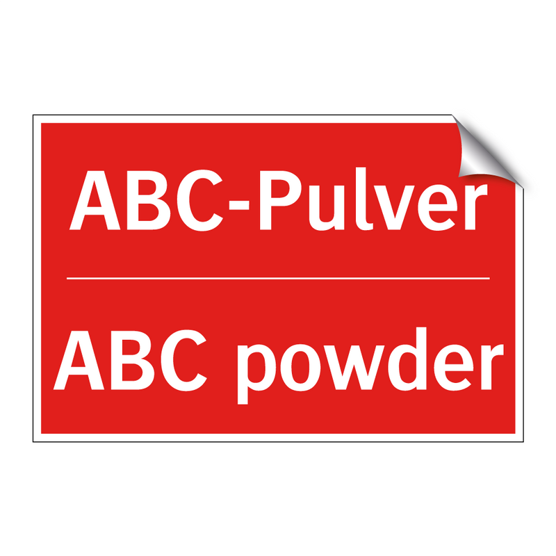 ABC-Pulver - ABC powder