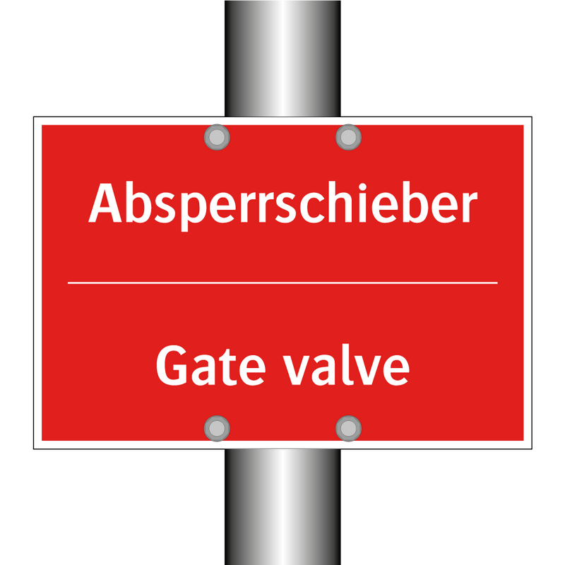 Absperrschieber - Gate valve