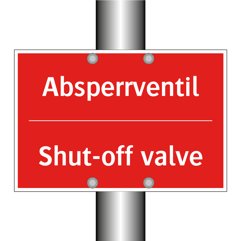 Absperrventil - Shut-off valve