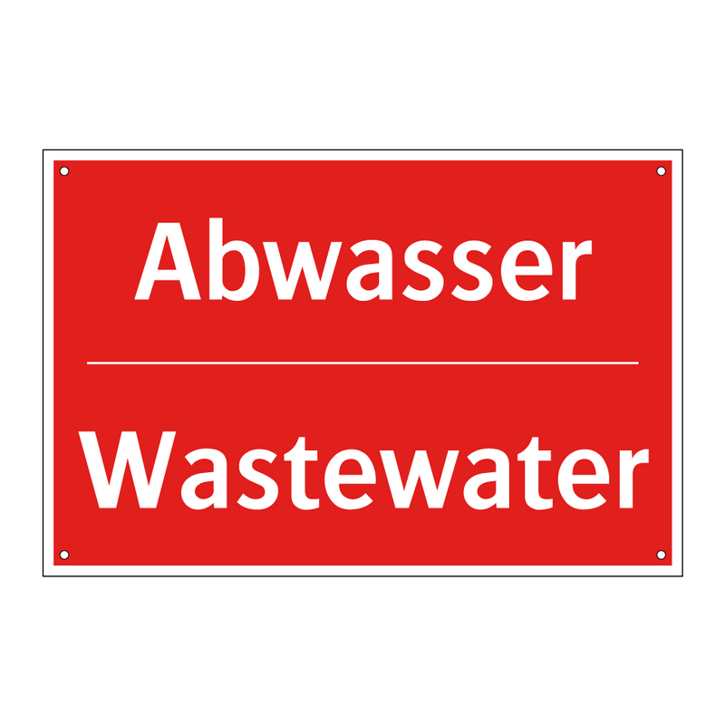 Abwasser - Wastewater