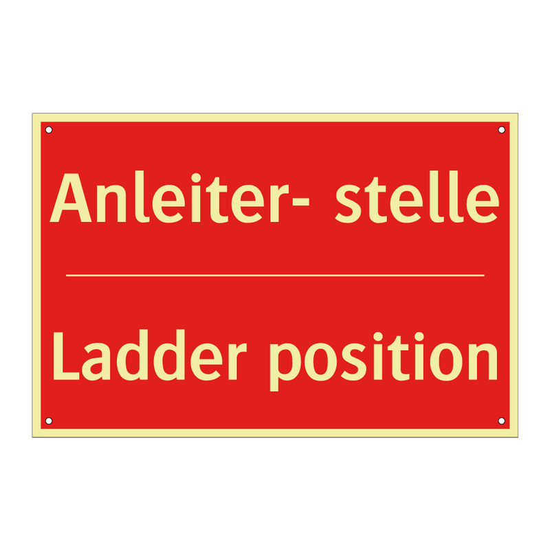 Anleiter- stelle - Ladder position