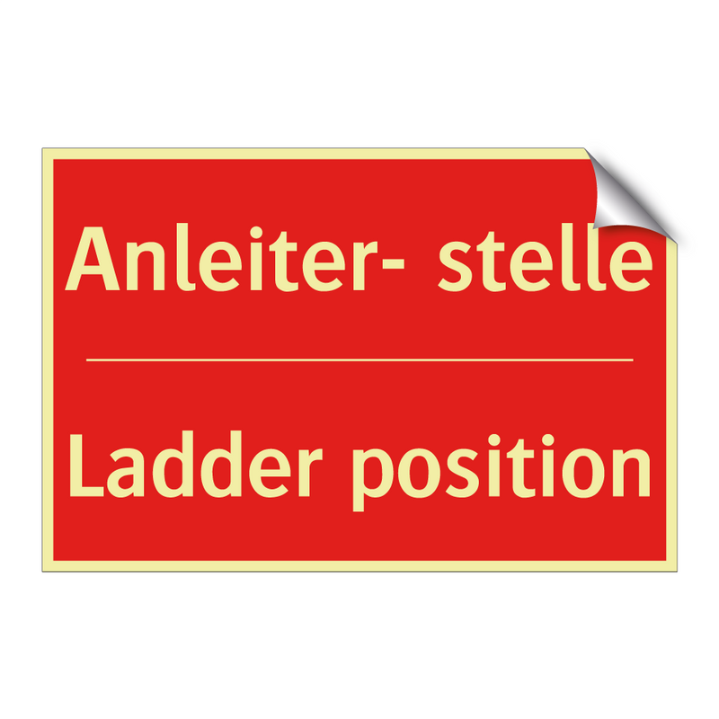 Anleiter- stelle - Ladder position