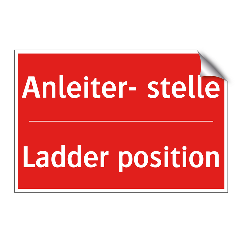 Anleiter- stelle - Ladder position