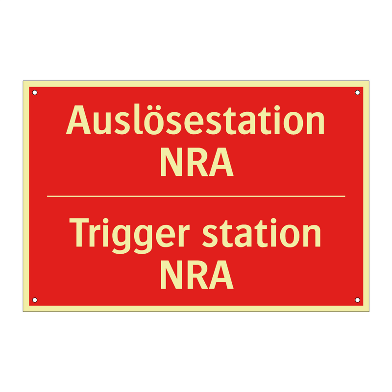 Auslösestation NRA - Trigger station NRA