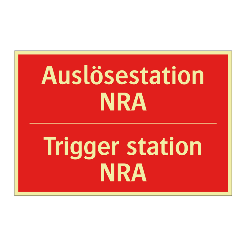 Auslösestation NRA - Trigger station NRA