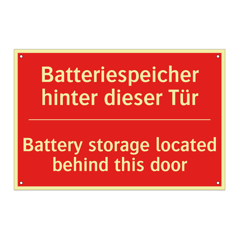 Batteriespeicher hinter dieser /.../ - Battery storage located behind /.../