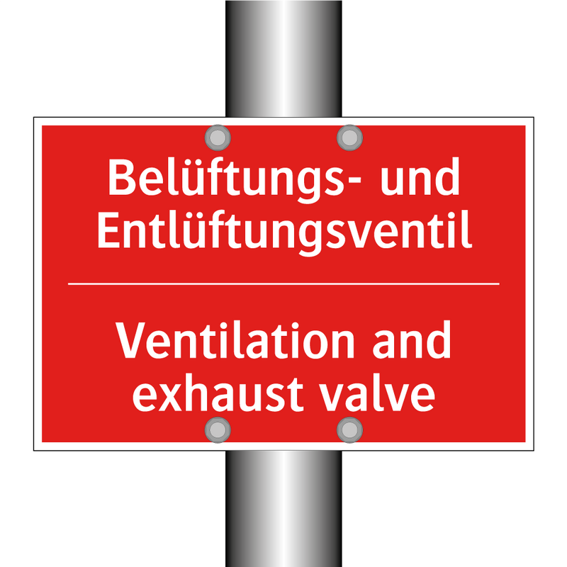 Belüftungs- und Entlüftungsventil/.../ - Ventilation and exhaust valve