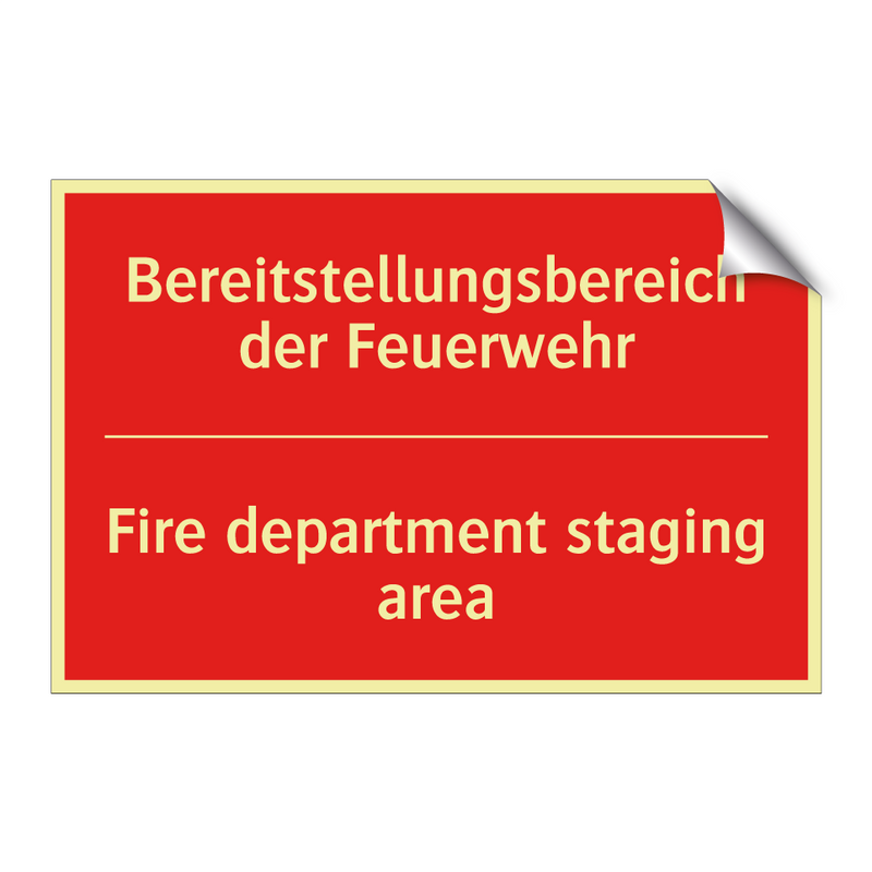 Bereitstellungsbereich der Feuerwehr/.../ - Fire department staging area