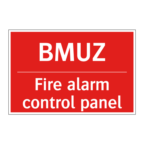 BMUZ - Fire alarm control panel