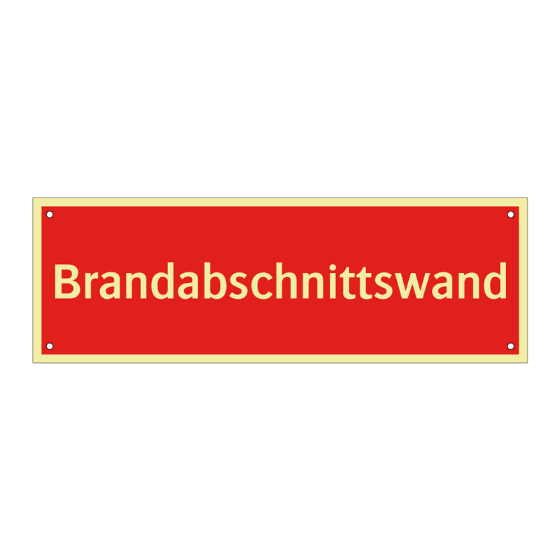 Brandabschnittswand