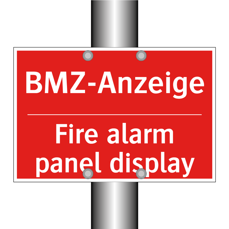 BMZ-Anzeige - Fire alarm panel display