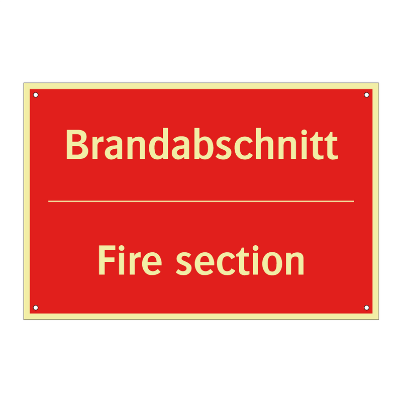 Brandabschnitt - Fire section