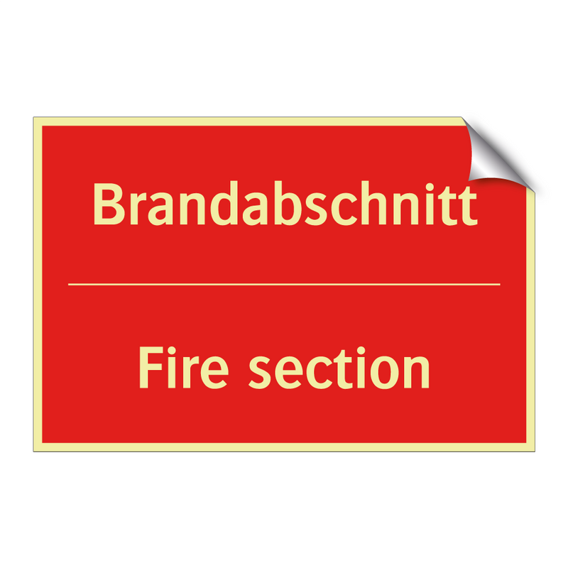 Brandabschnitt - Fire section