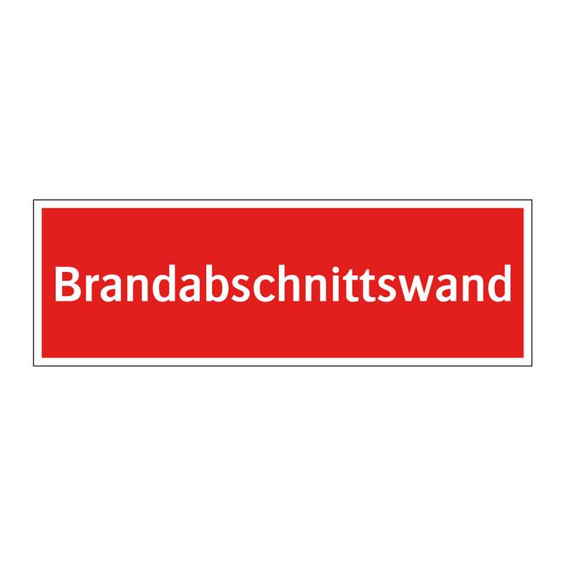 Brandabschnittswand