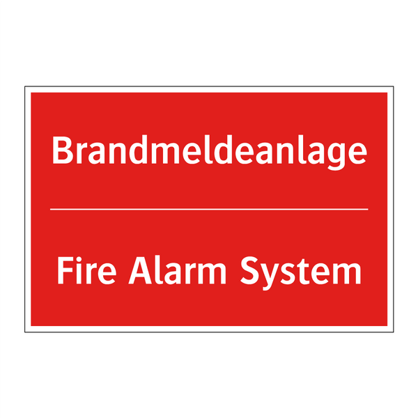 Brandmeldeanlage - Fire Alarm System