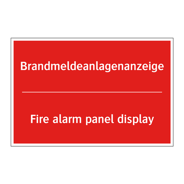 Brandmeldeanlagenanzeige - Fire alarm panel display