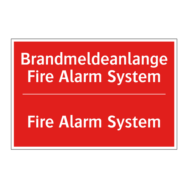 Brandmeldeanlange Fire Alarm System/.../ - Fire Alarm System