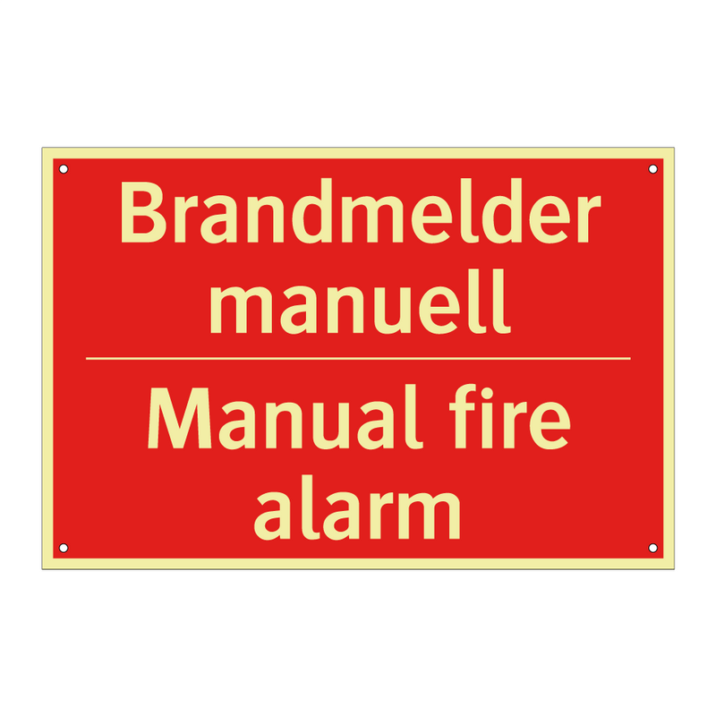 Brandmelder manuell - Manual fire alarm