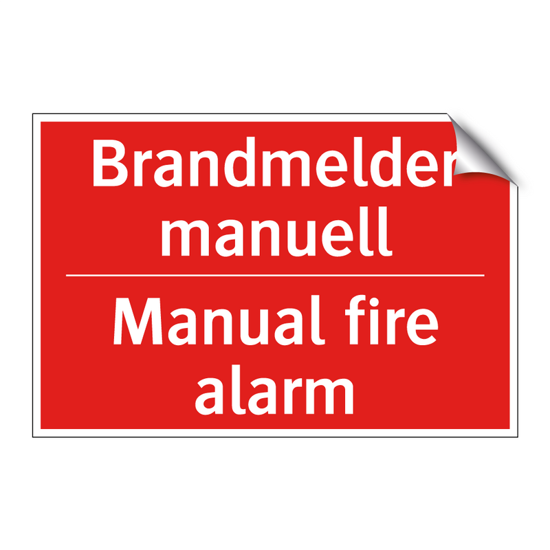 Brandmelder manuell - Manual fire alarm