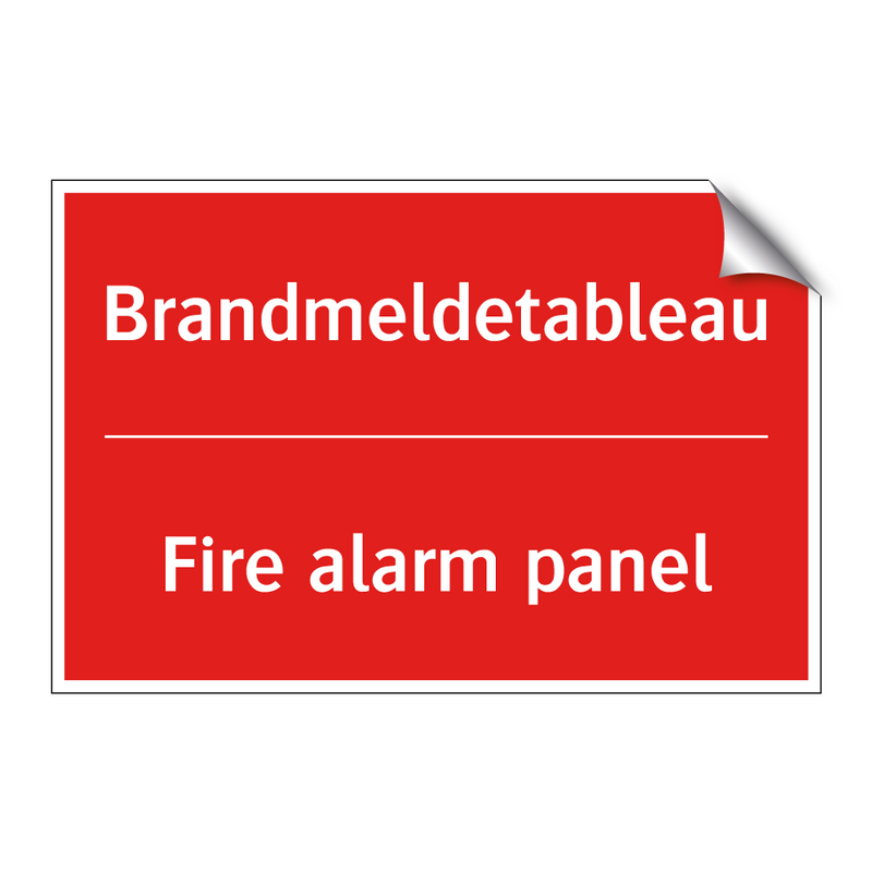 Brandmeldetableau - Fire alarm panel