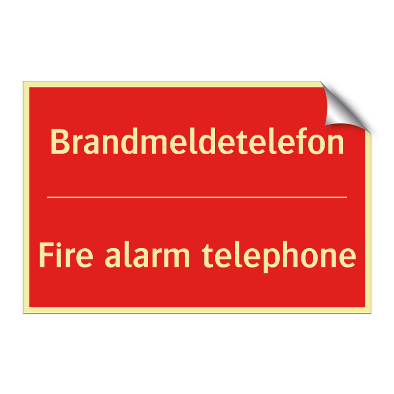 Brandmeldetelefon - Fire alarm telephone