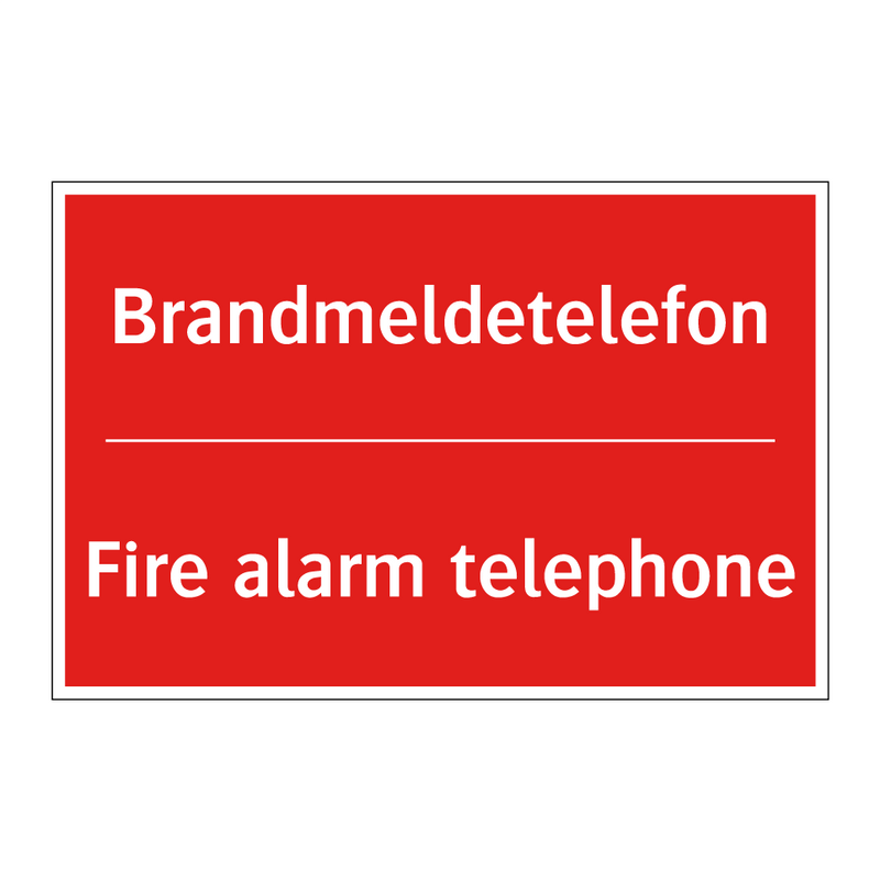 Brandmeldetelefon - Fire alarm telephone