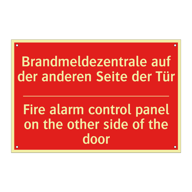 Brandmeldezentrale auf der anderen /.../ - Fire alarm control panel on the /.../