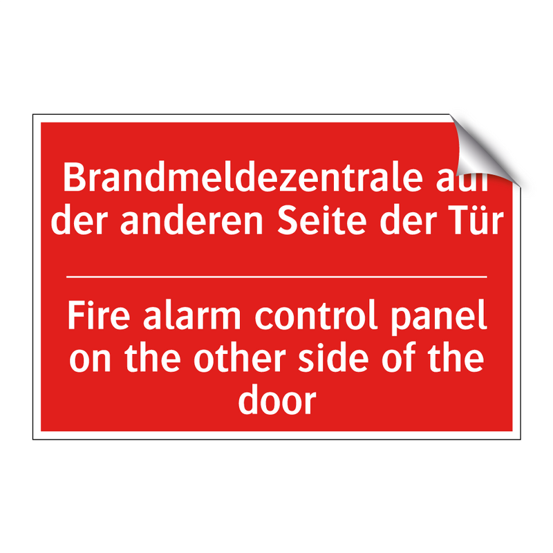 Brandmeldezentrale auf der anderen /.../ - Fire alarm control panel on the /.../