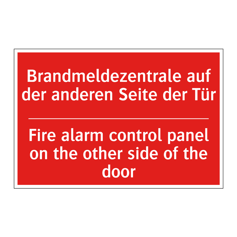 Brandmeldezentrale auf der anderen /.../ - Fire alarm control panel on the /.../