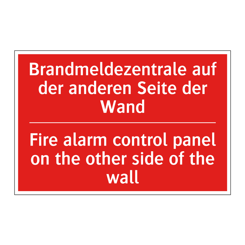 Brandmeldezentrale auf der anderen /.../ - Fire alarm control panel on the /.../