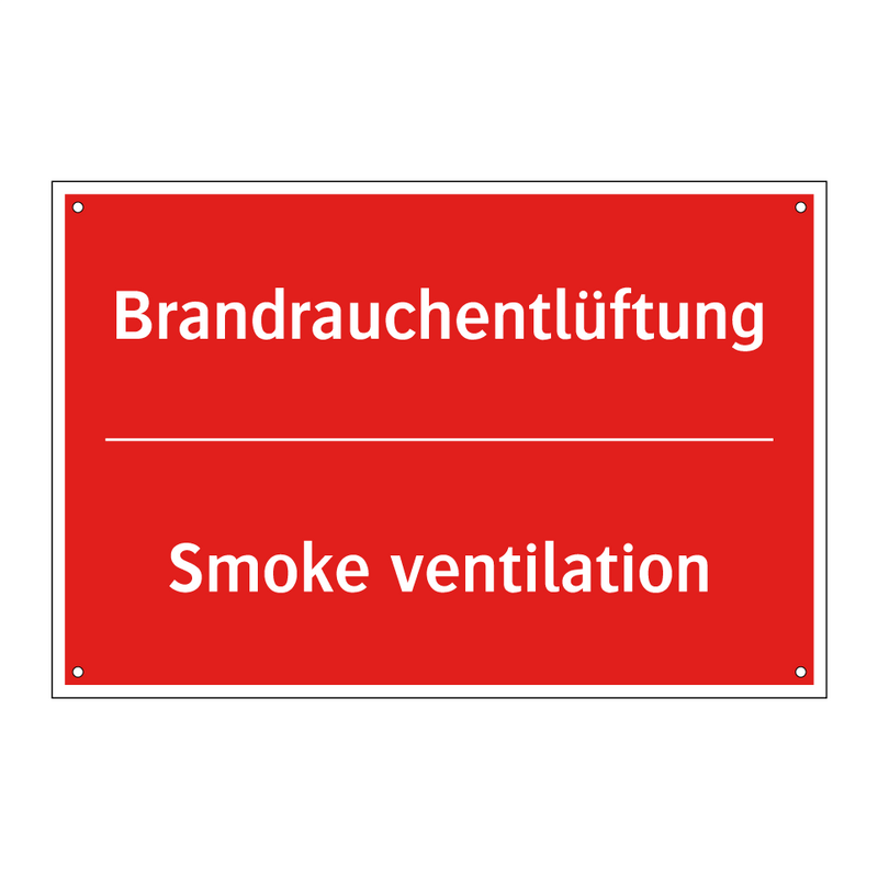 Brandrauchentlüftung - Smoke ventilation