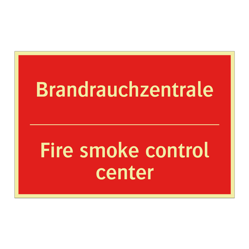 Brandrauchzentrale - Fire smoke control center