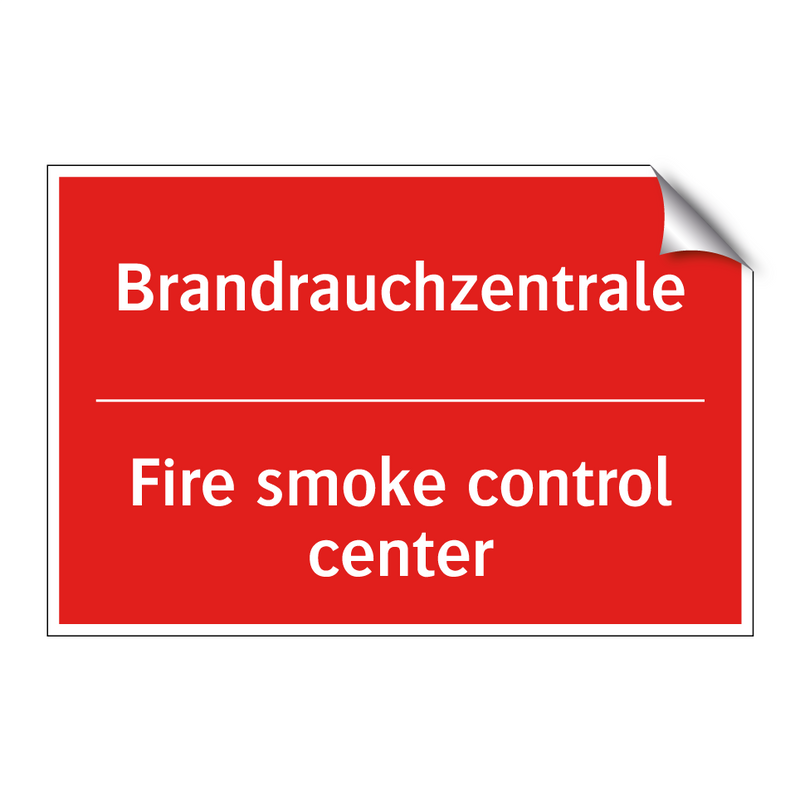 Brandrauchzentrale - Fire smoke control center