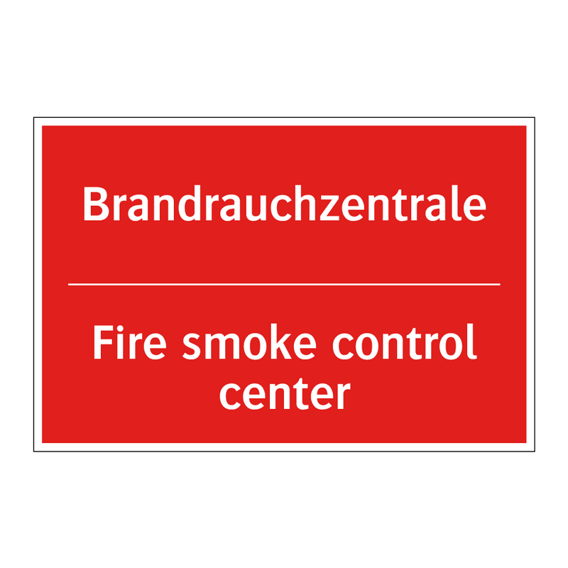 Brandrauchzentrale - Fire smoke control center