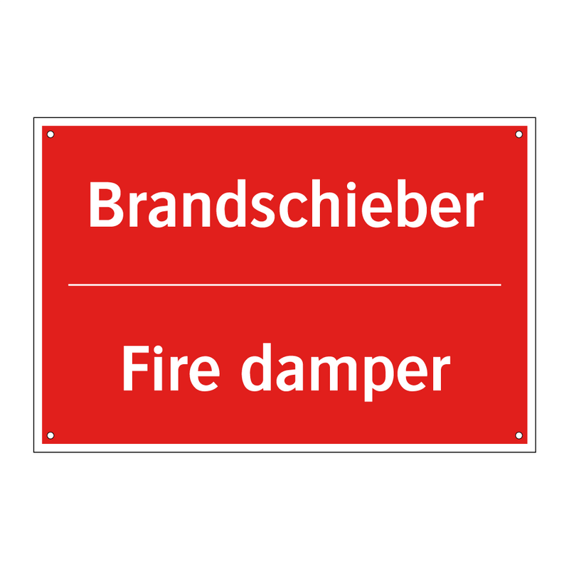 Brandschieber - Fire damper