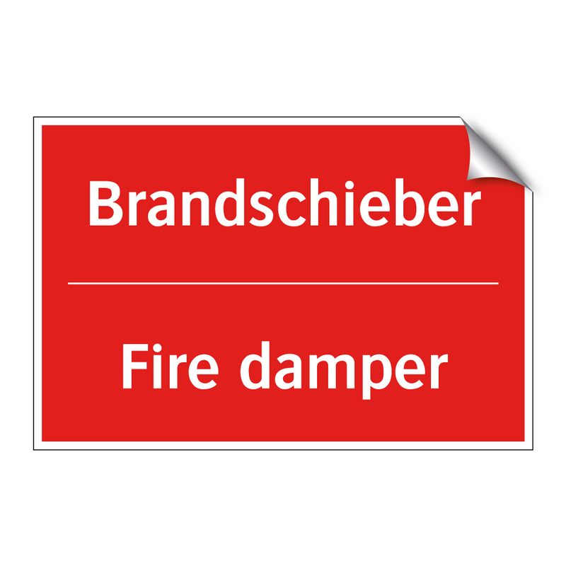 Brandschieber - Fire damper