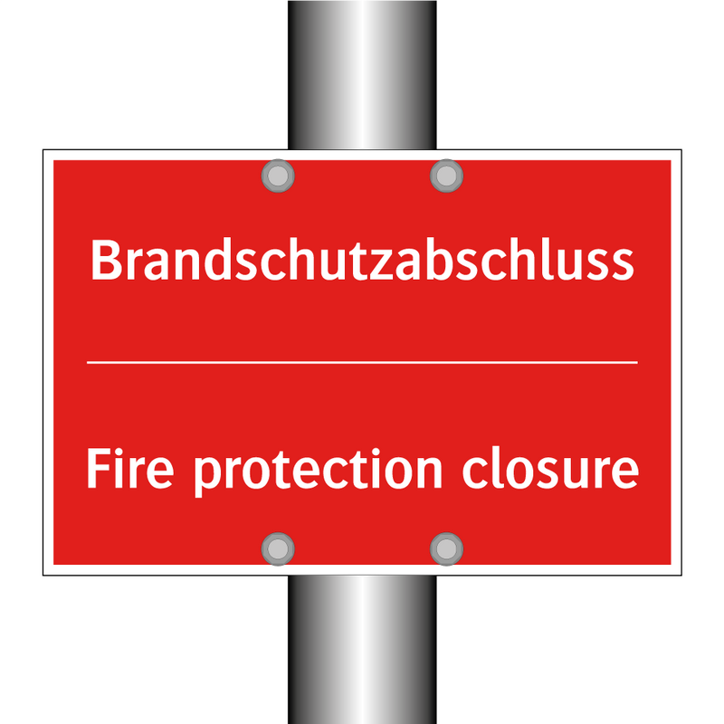 Brandschutzabschluss - Fire protection closure