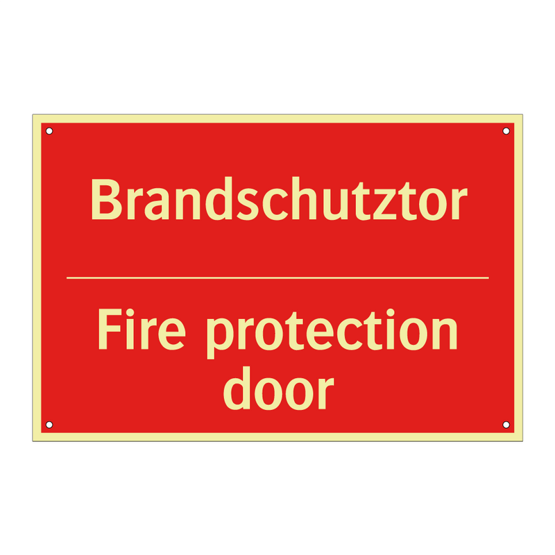 Brandschutztor - Fire protection door