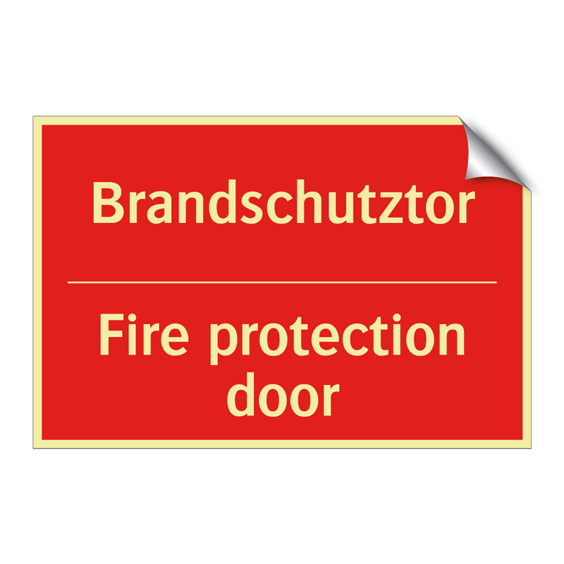 Brandschutztor - Fire protection door