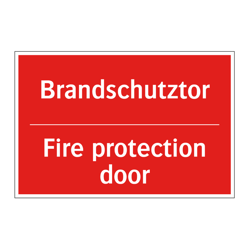 Brandschutztor - Fire protection door