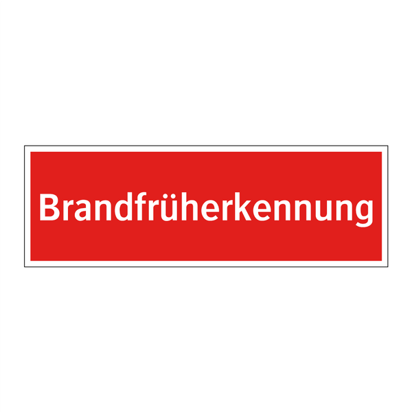 Brandfrüherkennung